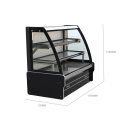 Chest Style Dish Order Display Refrigerator with LED Light